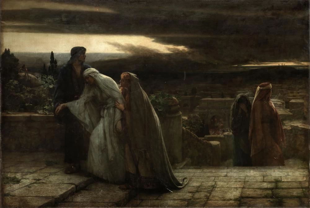 Herbert Schmalz - Il ritorno dal Calvario, 1890